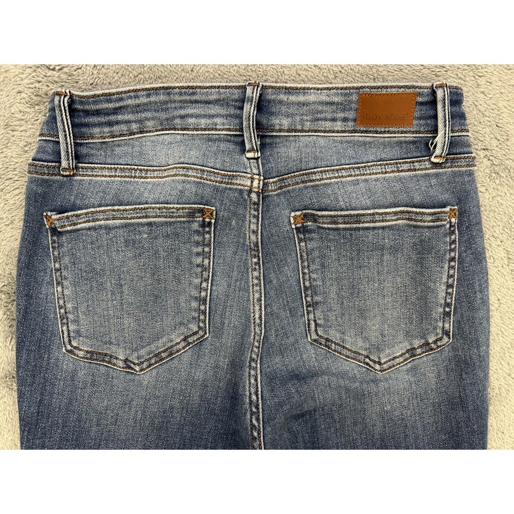 Judy Blue Jean Women 27x26 Blue Straight Med Wash Denim JB82548MD